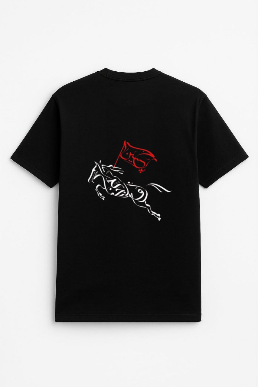 Black Oversized Graphic T-Shirt